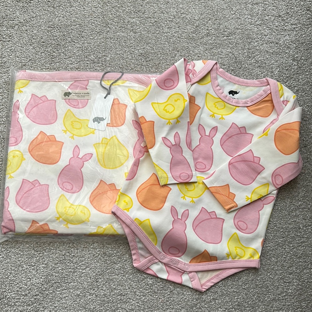 Pink and Yellow Animal Print Kids Pajamas
